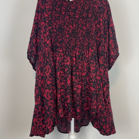 Torrid Babydoll Softest Flannel Puff Short Sleeve Top. Size 6X. NWT. Red & Black - Picture 11 of 15